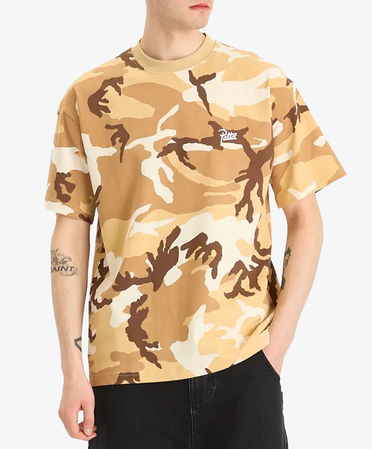 PATTA | PATTA BARK WOODLAND CAMO T-SHIRT { BEIGE