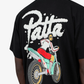PATTA | PATTA BIKER T-SHIRT { BLACK