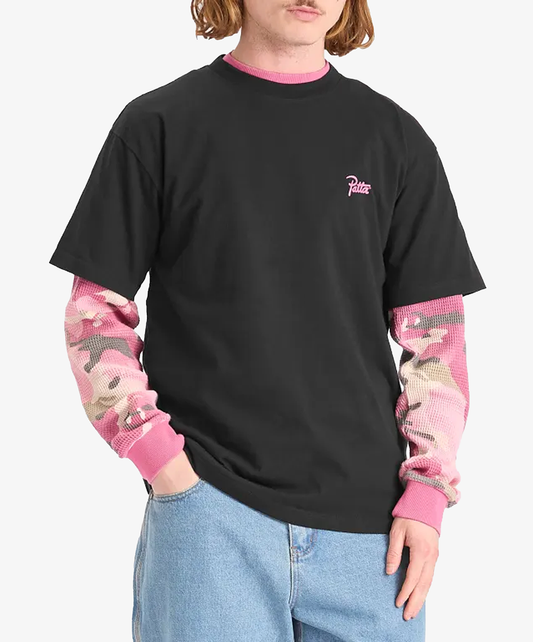 PATTA | PATTA POSTCARD T-SHIRT { BLACK