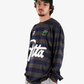 PATTA | STRIPED LONGSLEEVE FOOTBALL JERSEY { GREY