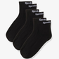 REEBOK | COTTON REGULAR SOCKS { BLACK