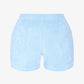 SPORTY & RICH | SRC TERRY SHORTS { SKY BLUE/WHITE