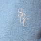 SPORTY & RICH | SRC TERRY SHORTS { SKY BLUE/WHITE