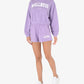 SPORTY & RICH | WELLNESS IVY DISCO SHORT { VIOLET/WHITE
