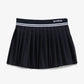 SPORTY & RICH | ABIGAIL WOOL PLEATED SKIRT { NAVY