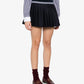 SPORTY & RICH | ABIGAIL WOOL PLEATED SKIRT { NAVY