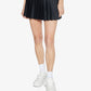 SPORTY & RICH | ABIGAIL WOOL PLEATED SKIRT { BLACK
