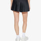 SPORTY & RICH | ABIGAIL WOOL PLEATED SKIRT { BLACK