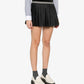 SPORTY & RICH | ABIGAIL WOOL PLEATED SKIRT { GRAY/WHITE