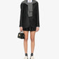 SPORTY & RICH | ABIGAIL WOOL PLEATED SKIRT { GRAY/WHITE