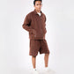 SUPERKICKS | CORDUROY JACKET { MUD BROWN