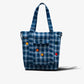 SUPERKICKS | NOSTALGIC CHEQUERED POPPINS BAG { BLUE