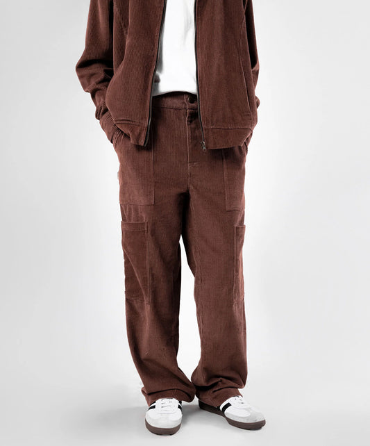SUPERKICKS | CORDUROY PANT { MUD BROWN