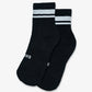Superkicks | CREW SOCKS  { BLACK