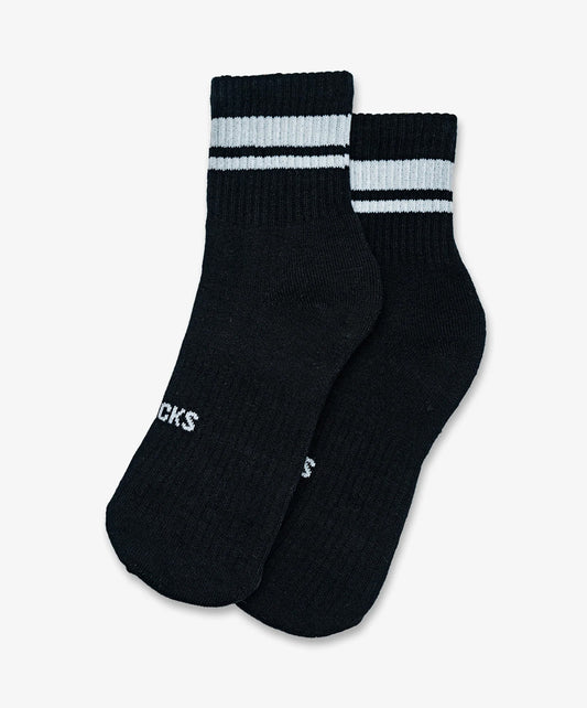 Superkicks | CREW SOCKS  { BLACK
