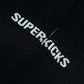 Superkicks | CREW SOCKS  { BLACK