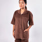 SUPERKICKS | CORDUROY SHIRT { MUD BROWN