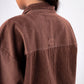 SUPERKICKS | CORDUROY SHIRT { MUD BROWN