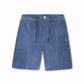 SUPERKICKS | CORDUROY SHORTS { ESTATE BLUE