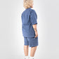SUPERKICKS | CORDUROY SHORTS { ESTATE BLUE