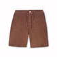 SUPERKICKS | CORDUROY SHORTS { MUD BROWN