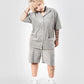 SUPERKICKS | CORDUROY SHORTS { SLATE GREY