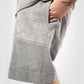 SUPERKICKS | CORDUROY SHORTS { SLATE GREY