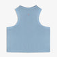 SUPERKICKS | CROP TOP { LIGHT BLUE