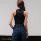 SUPERKICKS | CROP TOP { NAVY BLUE