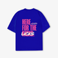 SUPERKICKS | STRAY FEEDER'S CLUB T-SHIRT { BLUE