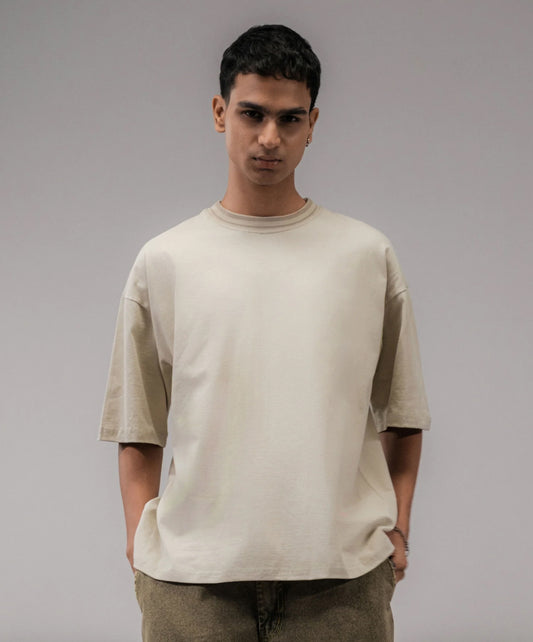 SUPERKICKS | PALM TEE { BEIGE/BROWN