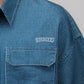 SUPERKICKS | PINSTRIPE SHIRT { BLUE/WHITE