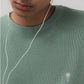SUPERKICKS | RIBBED TEE { GREEN
