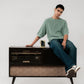 SUPERKICKS | RIBBED TEE { GREEN