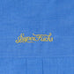 SUPERKICKS | NOSTALGIC F/S SHIRT { BLUE/BLUE