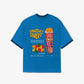 SUPERKICKS | NOSTALGIC SS POPPINS TEE { BLUE/BLUE