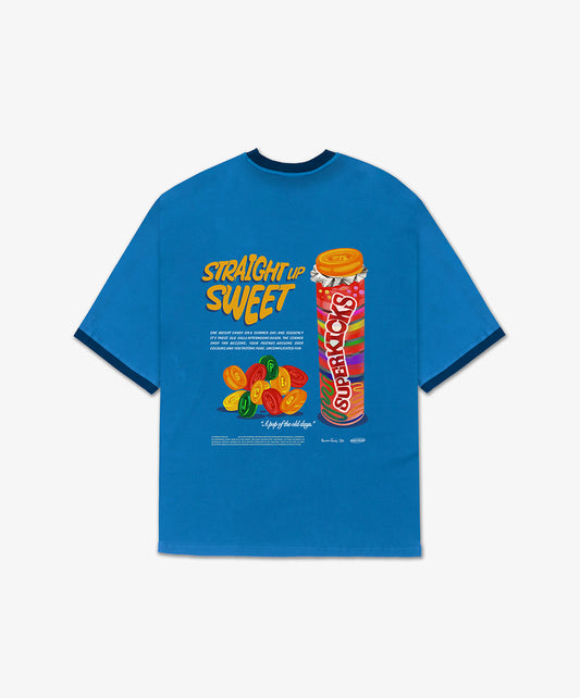 SUPERKICKS | NOSTALGIC SS POPPINS TEE { BLUE/BLUE