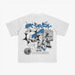 SUPERKICKS | SKATE EVERYDAY' TEE { WHITE