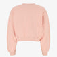 SPORTY & RICH | CALIFORNIA CROPPED CREWNECK { BALLET/WHITE