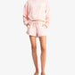 SPORTY & RICH | CALIFORNIA CROPPED CREWNECK { BALLET/WHITE