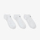 NIKE | EVERYDAY CUSHIONED TRAINING NO-SHOW SOCKS { WHITE/BLACK