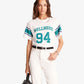 SPORTY & RICH | WELLNESS 94 RUGBY TEE { WHITE/ALPINE/NAVY