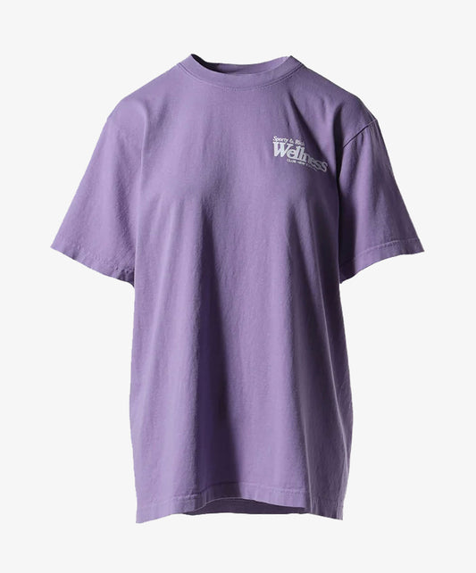 SPORTY & RICH | WELLNESS NY T-SHIRT { VIOLET/WHITE
