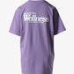 SPORTY & RICH | WELLNESS NY T-SHIRT { VIOLET/WHITE