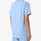 SPORTY & RICH | EMBLEM T-SHIRT { SKY BLUE/WHITE