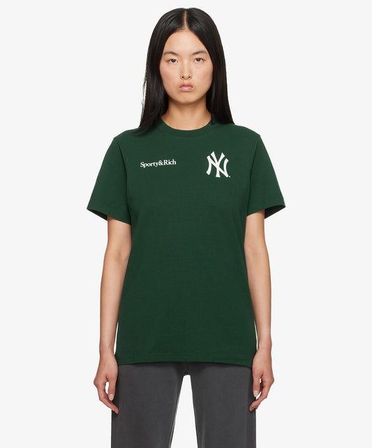 SPORTY & RICH | CHAMPIONS T-SHIRT { GREEN