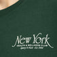 SPORTY & RICH | NY 94 T-SHIRT { FOREST/WHITE