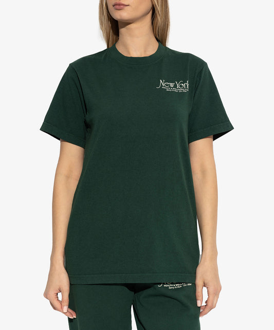 SPORTY & RICH | NY 94 T-SHIRT { FOREST/WHITE