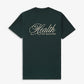 SPORTY & RICH | HEALTH SCRIPT T-SHIRT { GREEN