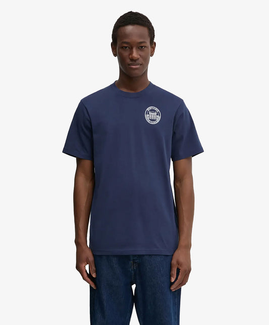 SPORTY & RICH | VENDOME RESORT T-SHIRT { NAVY